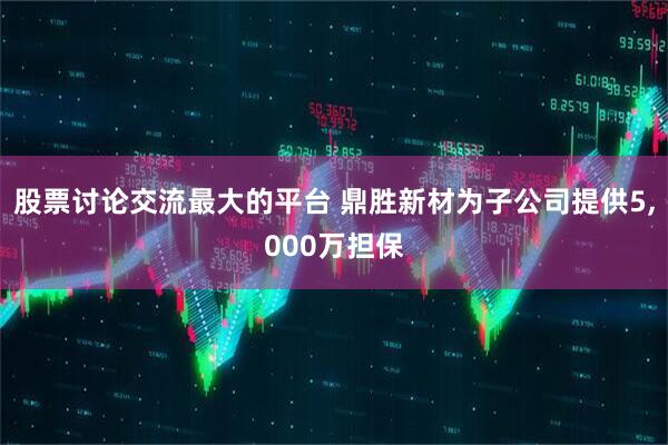 股票讨论交流最大的平台 鼎胜新材为子公司提供5,000万担保