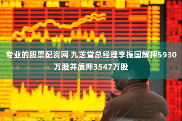 专业的股票配资网 九芝堂总经理李振国解押5930万股并质押3547万股